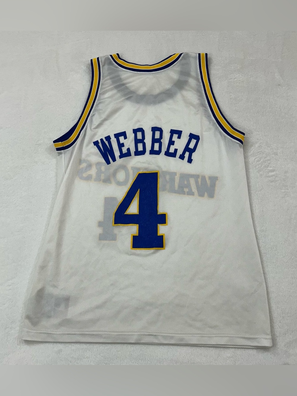 Vintage 90s Chris Webber #4 Golden State Warriors Rookie Year NBA Jersey Men’s S